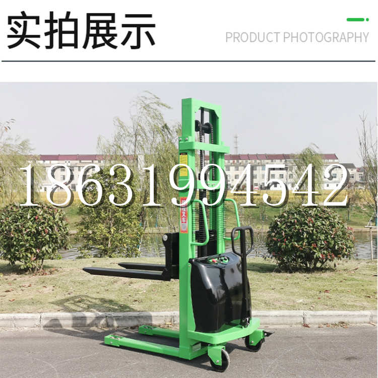 屯门区电动叉车堆高车液压铲车电瓶1吨2吨站驾步行式小型全自动叉车